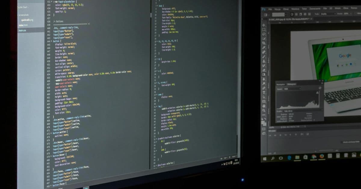 Healthcare coding professional at a computer